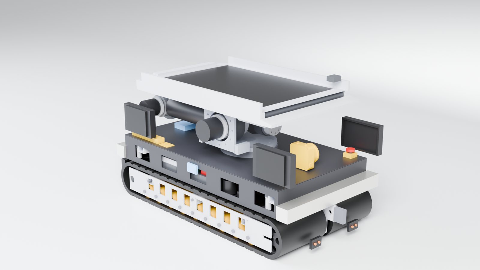 Concept render of Mason, the in-hold stacking robot